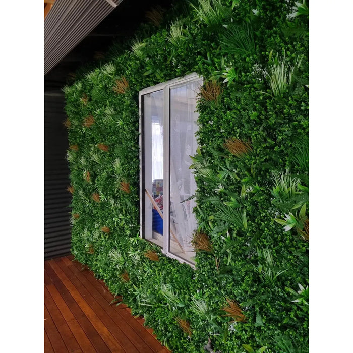 Luxury Wild Tropics Artificial Vertical Garden 40" x 40" 11SQ FT Commercial Grade UV Resistant