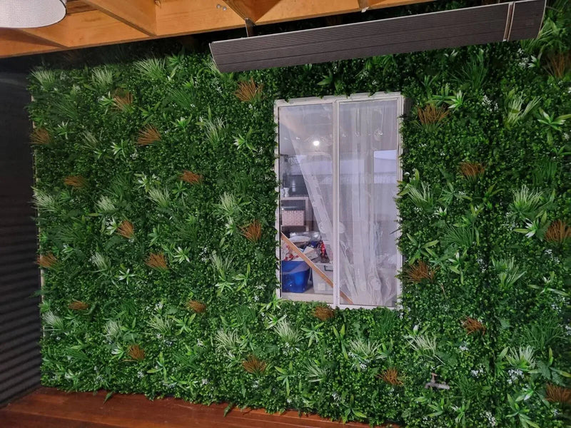 Wild Tropics Artificial Vertical Garden 40" x 40" 11SQ FT - Commercial Grade & UV Resistant