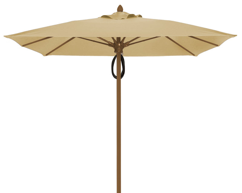 FiberBuilt Oceana Center Pole Square Umbrella