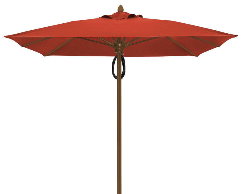 FiberBuilt Oceana Center Pole Square Umbrella
