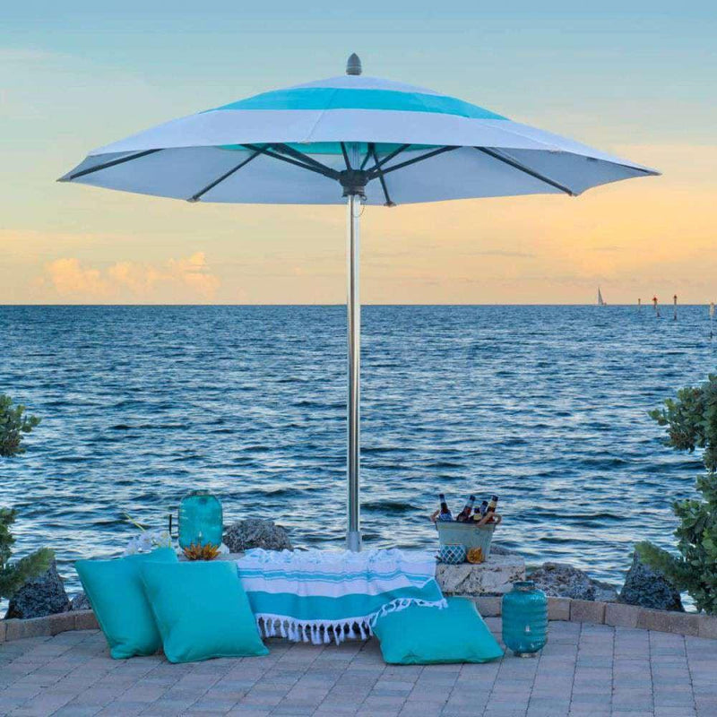 FiberBuilt Oceana Center Pole Square Umbrella