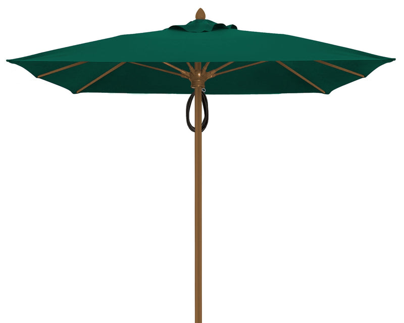 FiberBuilt Oceana Center Pole Square Umbrella