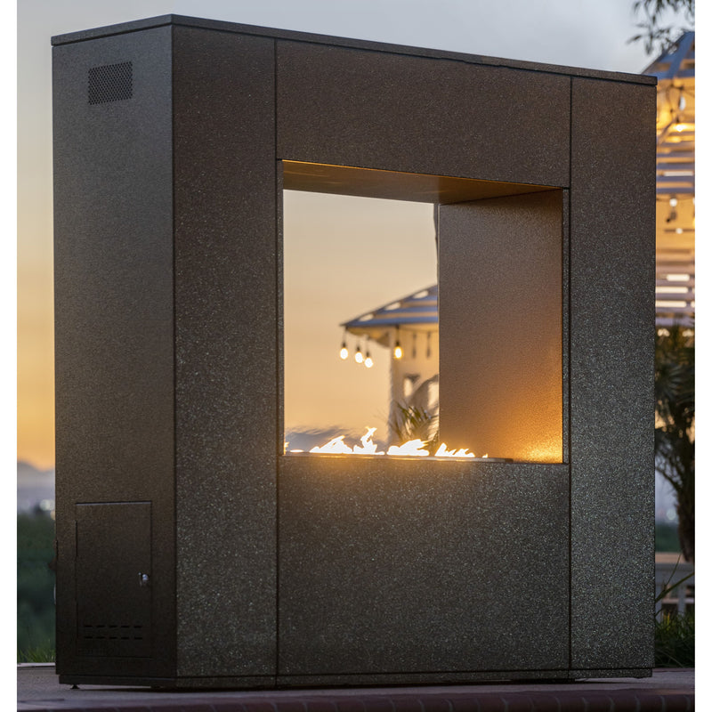 The Outdoor Plus Williams Fireplace - Metal Powder Coat
