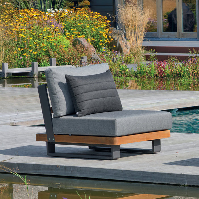 Fitz Roy Teak Armless Chair