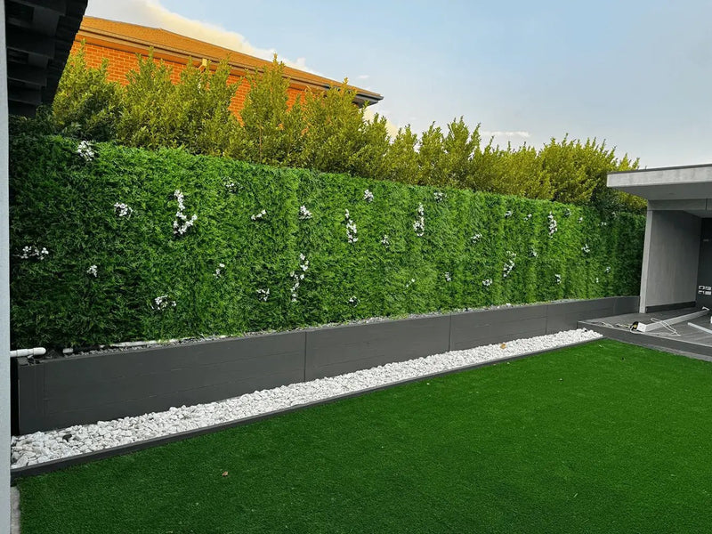 Lush Fern Artificial Green Wall 40" x 40" 11SQ FT Commercial Grade UV Resistant