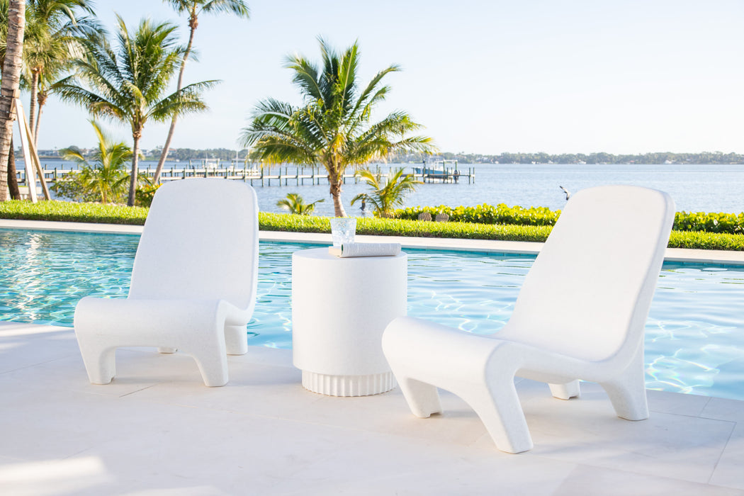 TenJam Ripple Side Table - In Pool and Patio Side Table