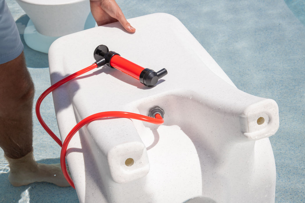 Image showcasing how to use the TenJam Freelo Chair Optional Pump