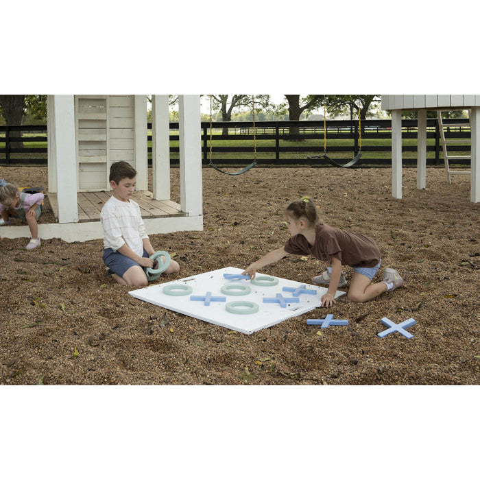 Ledge Lounger Checkers & Tic Tac Toe, Large Board Game, Patio Game