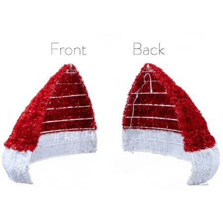 9' 3D Giant Santa Hat