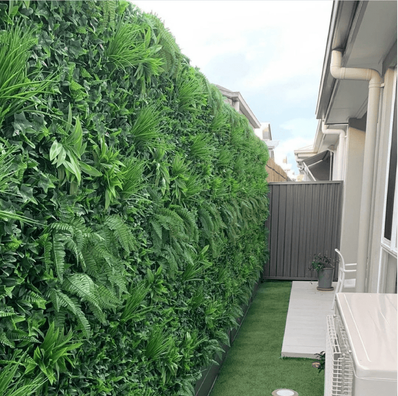 Luxury Green Tropics Artificial Living Wall /  Green Wall 40" x 40" 11SQ FT Commercial Grade UV Resistant