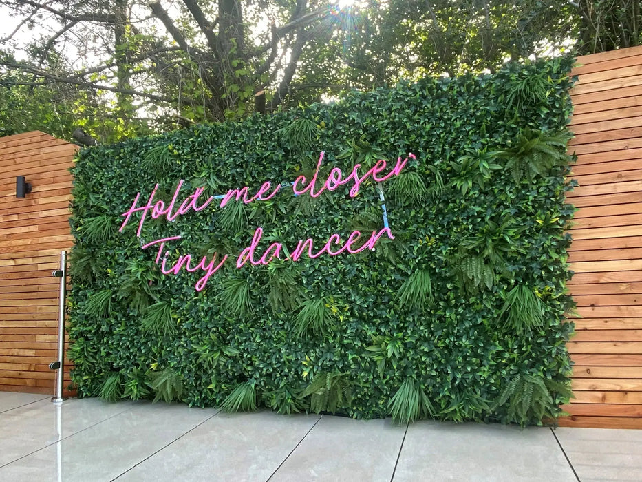 Luxury Green Tropics Artificial Living Wall /  Green Wall 40" x 40" 11SQ FT Commercial Grade UV Resistant