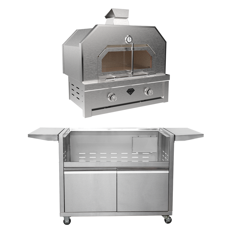 The Outdoor Plus Diamond Series Grill/Griddle Cart
