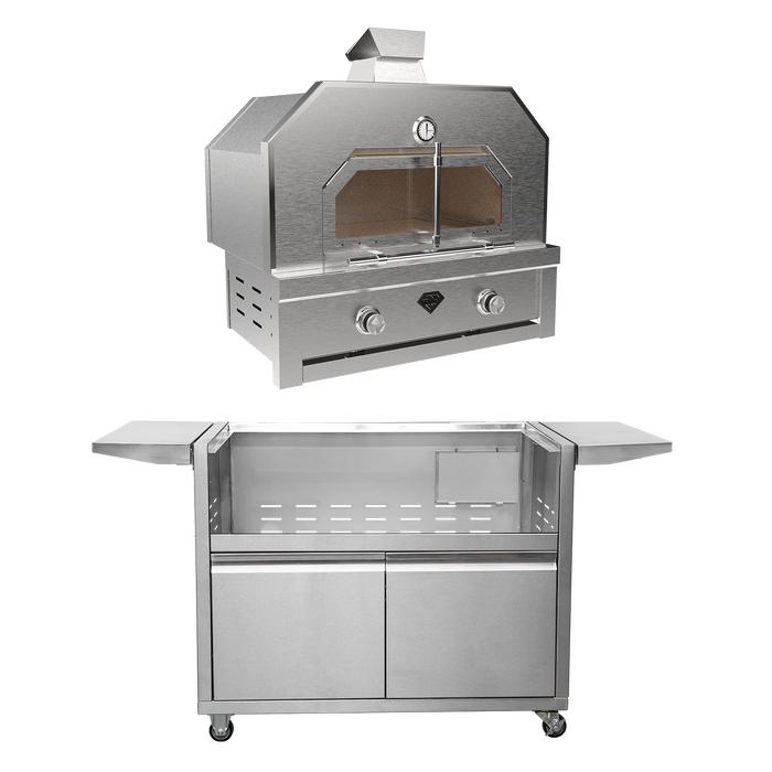 The Outdoor Plus Diamond Series Grill/Griddle Cart, Cart for Diamond Series Grill or Griddle, Diamond Grill/Griddle Accessory