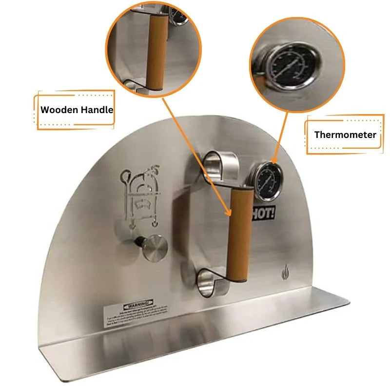 HPC Fire Oven Door with Thermometer