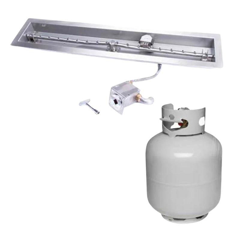 HPC Fire Linear Interlink Pan Fire Pit Insert