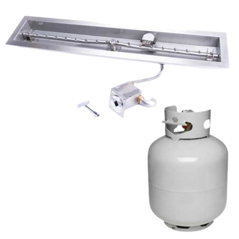 HPC Fire Linear Trough Fire Pit Insert