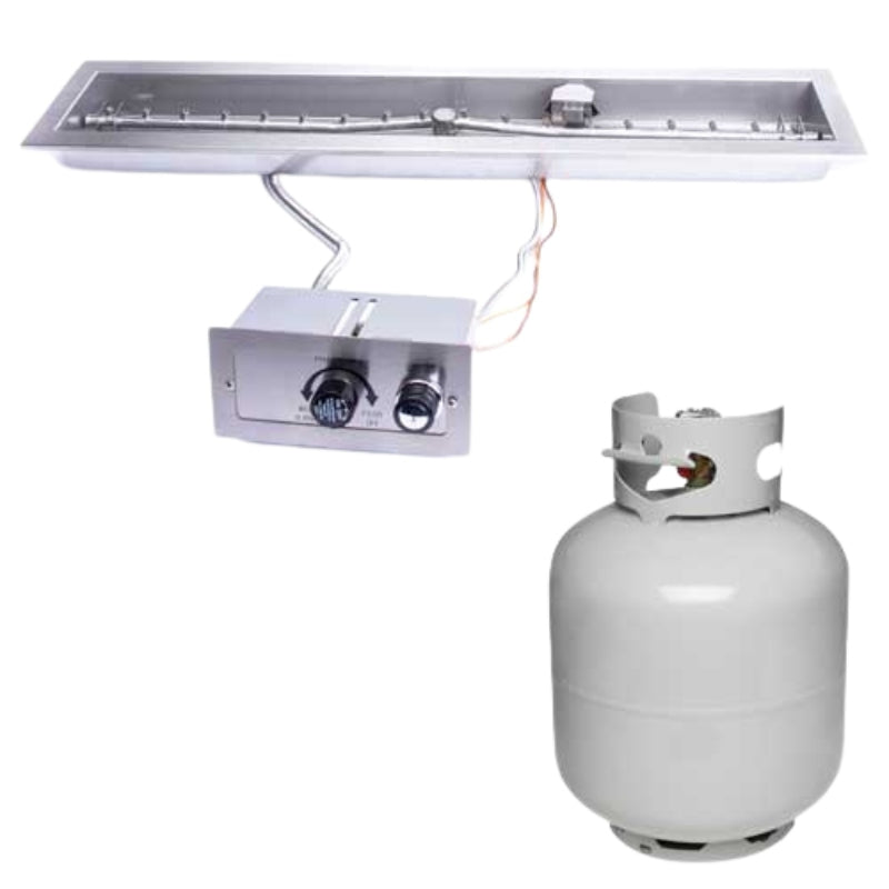 HPC Fire Linear Trough Fire Pit Insert