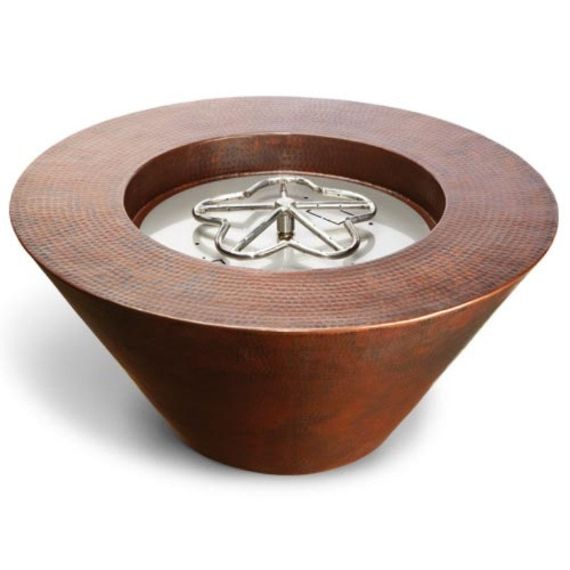 HPC Fire Mesa Hammered Copper Fire Bowl