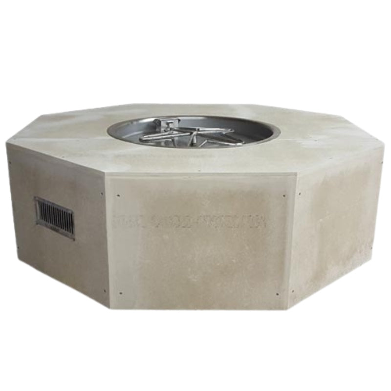HPC Fire Ready-To-Finish Octagon Fire Pit Kit - DIY Finish