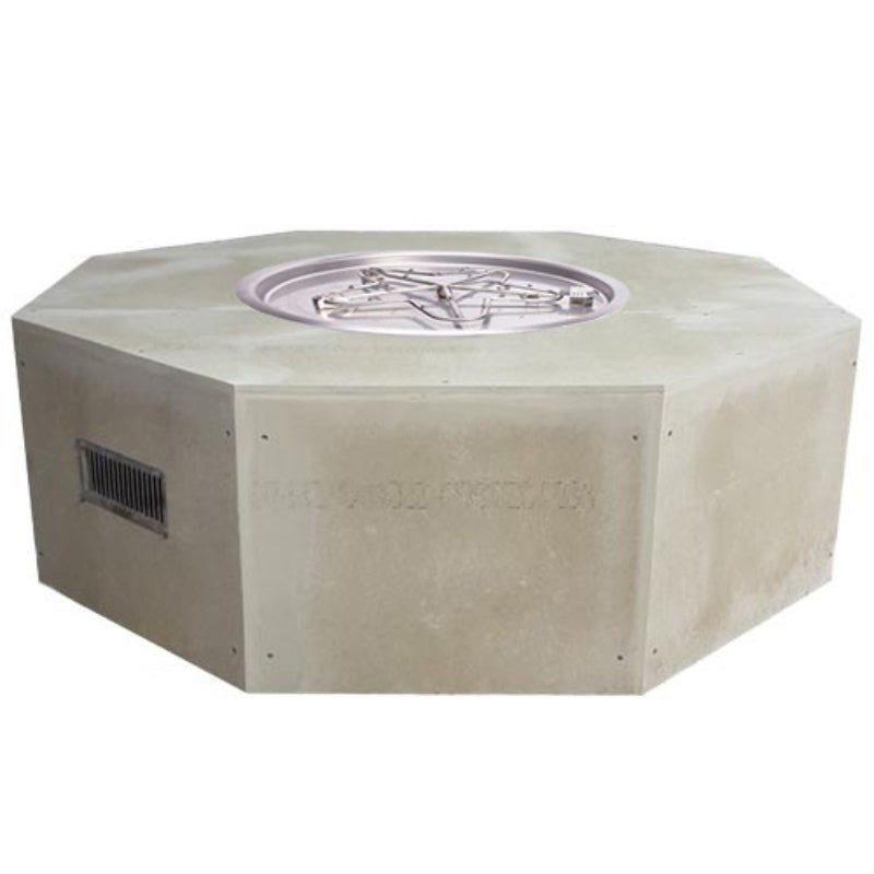 HPC Fire Ready-To-Finish Octagon Fire Pit Kit - DIY Finish