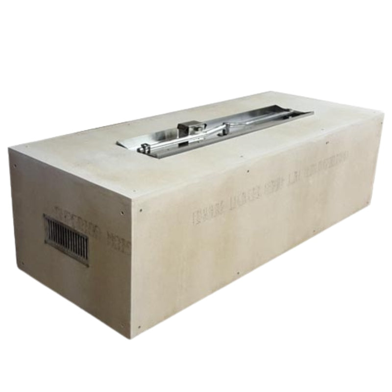 HPC Fire Ready-To-Finish Rectangular Fire Pit Kit - DIY Finish