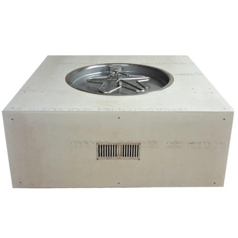 HPC Fire Ready-To-Finish Square Fire Pit Kit - DIY Finish
