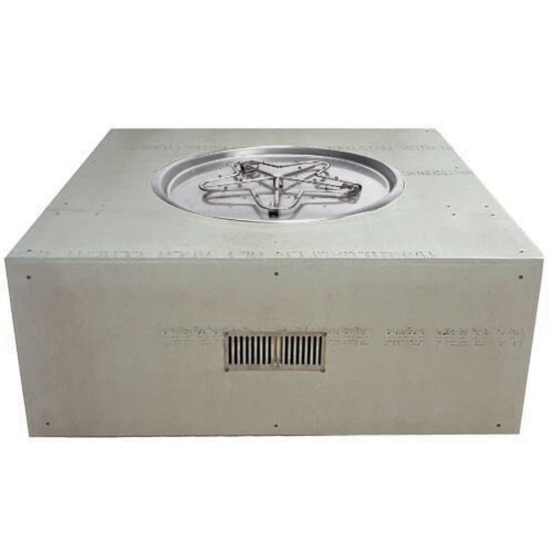 HPC Fire Ready-To-Finish Square Fire Pit Kit - DIY Finish