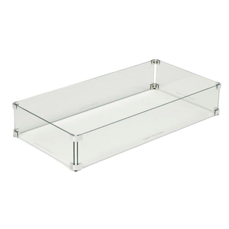 HPC Fire Rectangular Glass Wind Guards