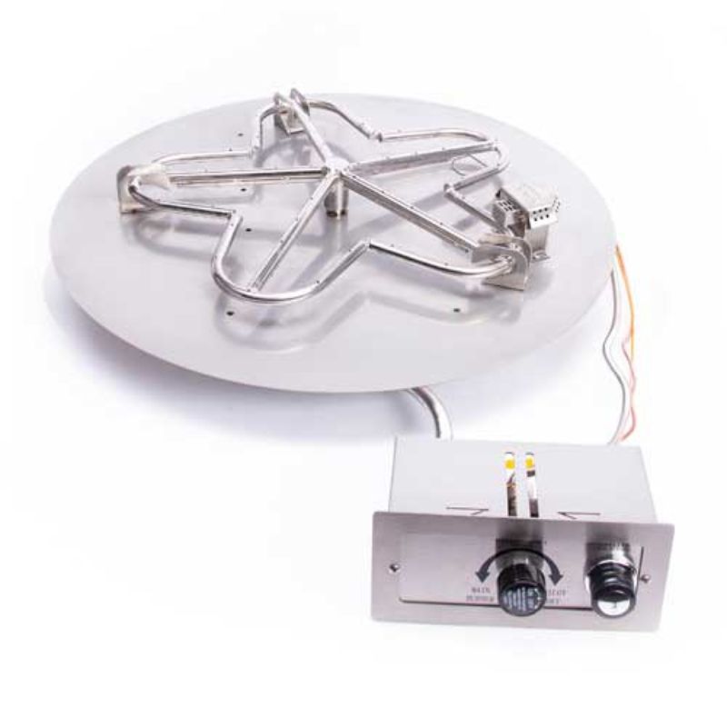HPC Fire Round Flat Fire Pit Insert