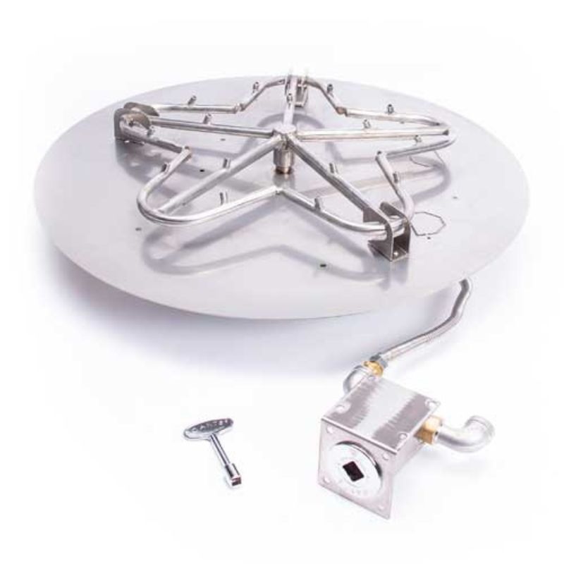 HPC Fire Round Flat Fire Pit Insert