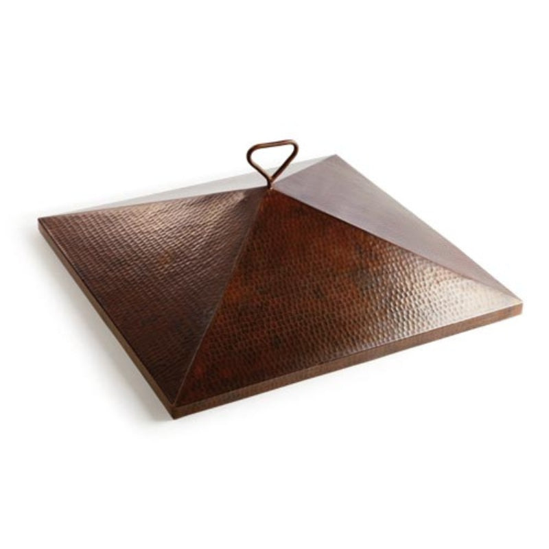 HPC Fire Sierra Smooth Copper Square Fire & Water Bowl