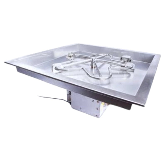HPC Fire Square Pan Fire Pit Insert