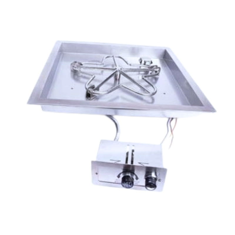 HPC Fire Square Pan Fire Pit Insert