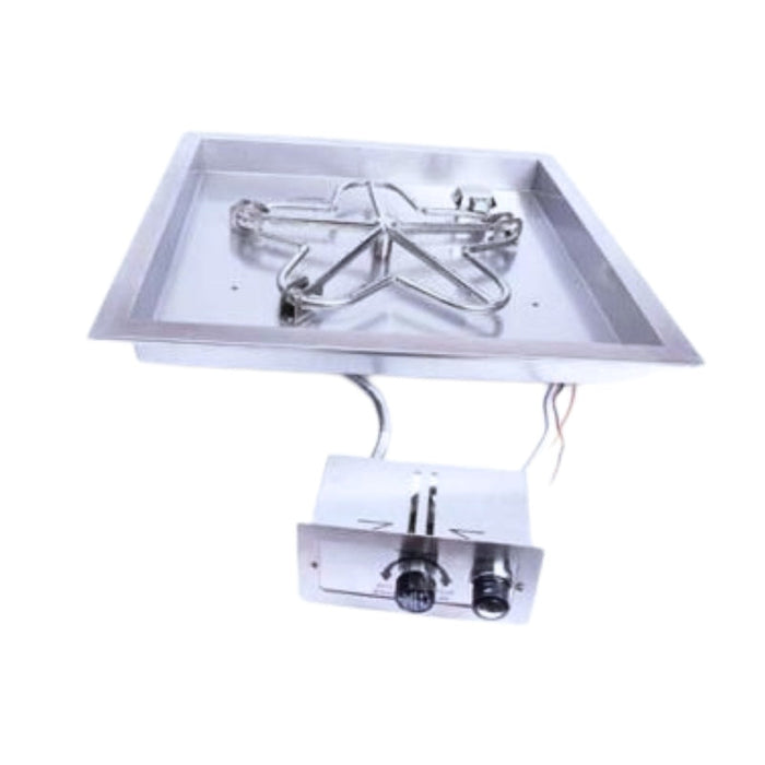 HPC Fire Square Pan Fire Pit Insert