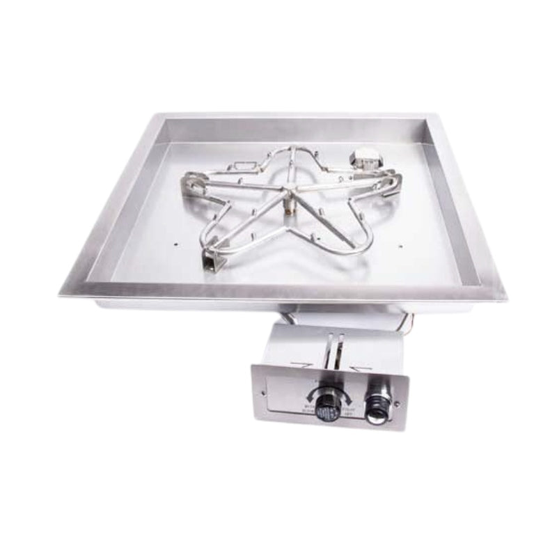 HPC Fire Square Pan Fire Pit Insert