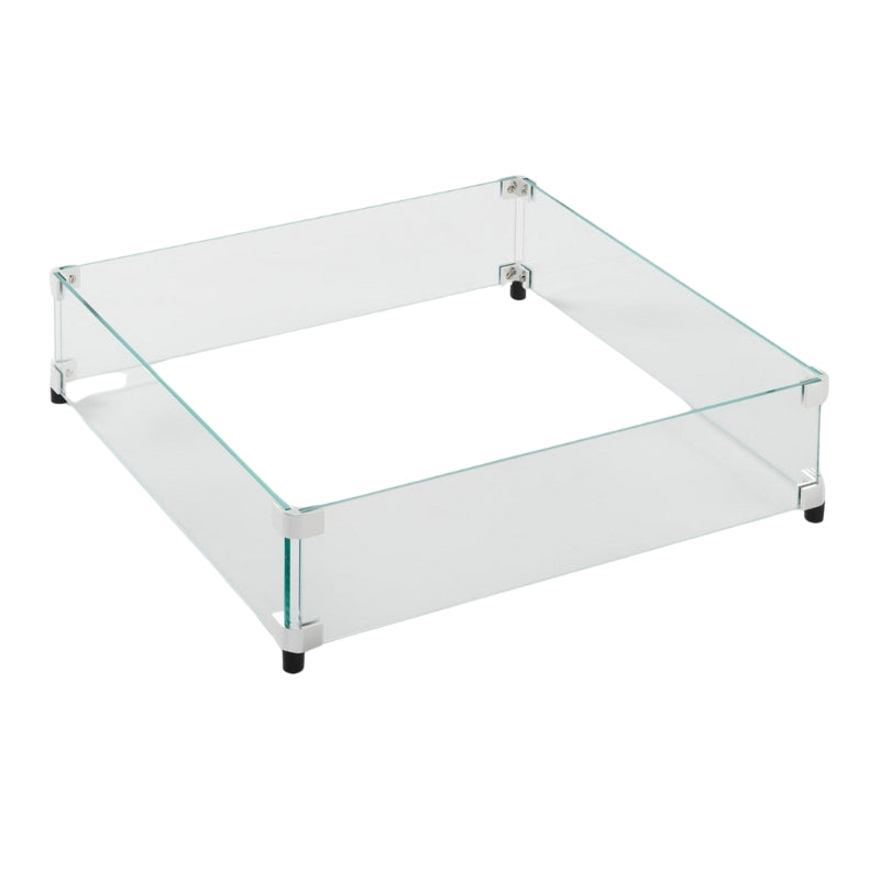 HPC Fire Square Glass Wind Guards