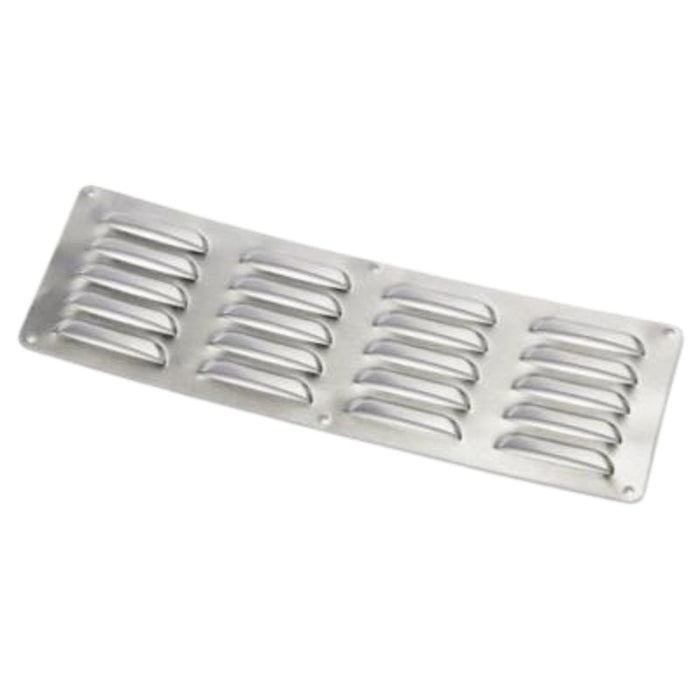 HPC Fire 14x4.5 Stainless Steel Louvered Enclosure Vents (set of 2)