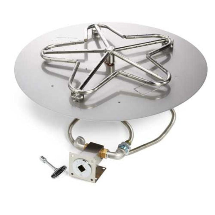 HPC Fire Round Flat Fire Pit Insert