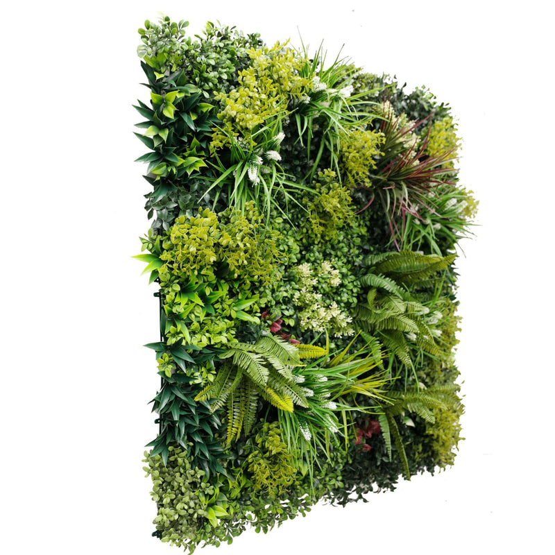 Lush Spring Artificial Vertical Garden Green Wall 40" x 40" 11SQ FT - Commercial Grade & UV Resistant
