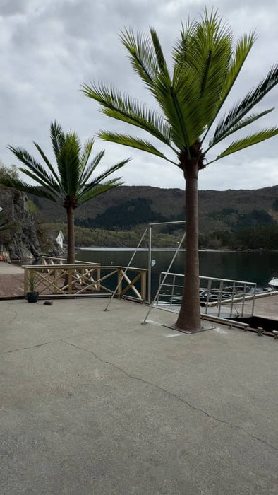 Giant Commercial and Luxury Residential Tall Artificial Florida Palm Tree (13ft To 23ft) UV Resistant (10-12 Week Back Order)