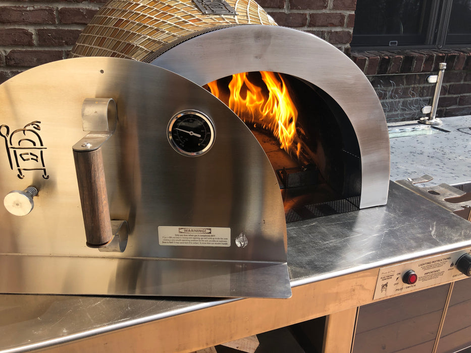 HPC Fire Oven Door with Thermometer, Accessory for HPC Fire Oven, Forno de Pizza Accessory