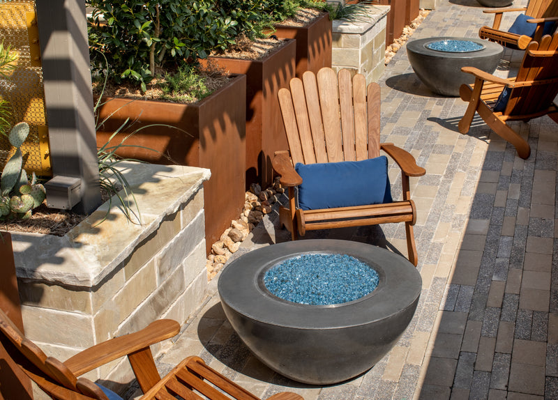 Slick Rock Concrete Oasis 34" Round Fire Bowl