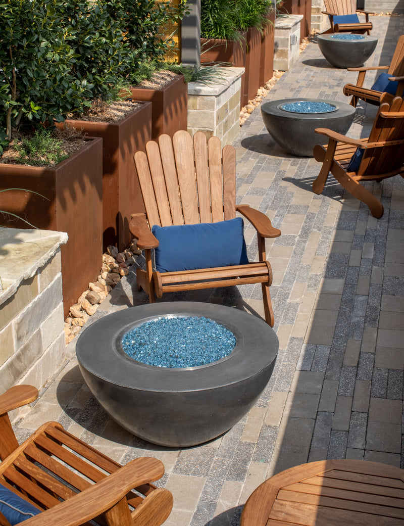 Slick Rock Concrete Oasis 34" Round Fire Bowl