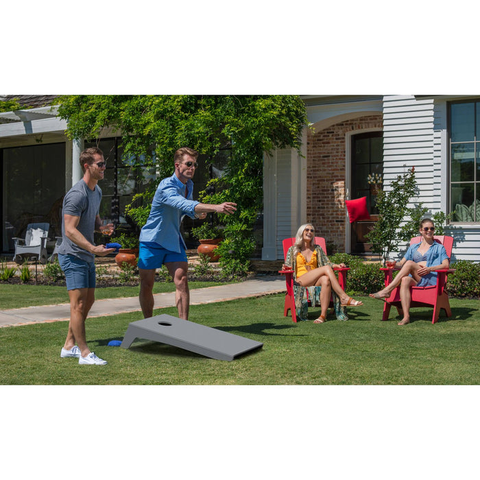 Ledge Lounger Cornhole, Backyard Cornhole Board Set, Portable Outdoor Cornhole Board, Patio & Yard Game, Cornhole Board Set with Color Options