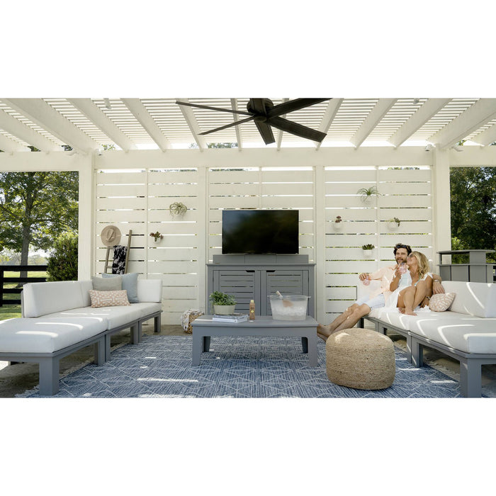 Ledge Lounger Mainstay Bar Credenza, Outdoor Patio Bar, Patio Bar Credenza & TV Stand Console, Outdoor Entertainment Center with Storage