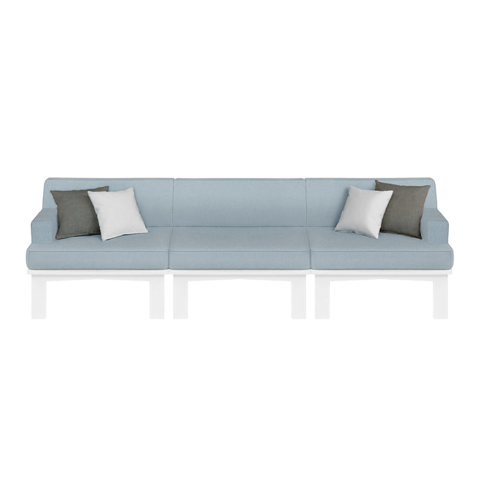 Ledge Lounger Mainstay Sectional 3 Piece Sofa