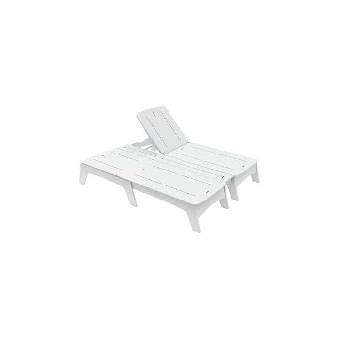 Ledge Lounger Mainstay Double Chaise, All-Weather Outdoor Lounger