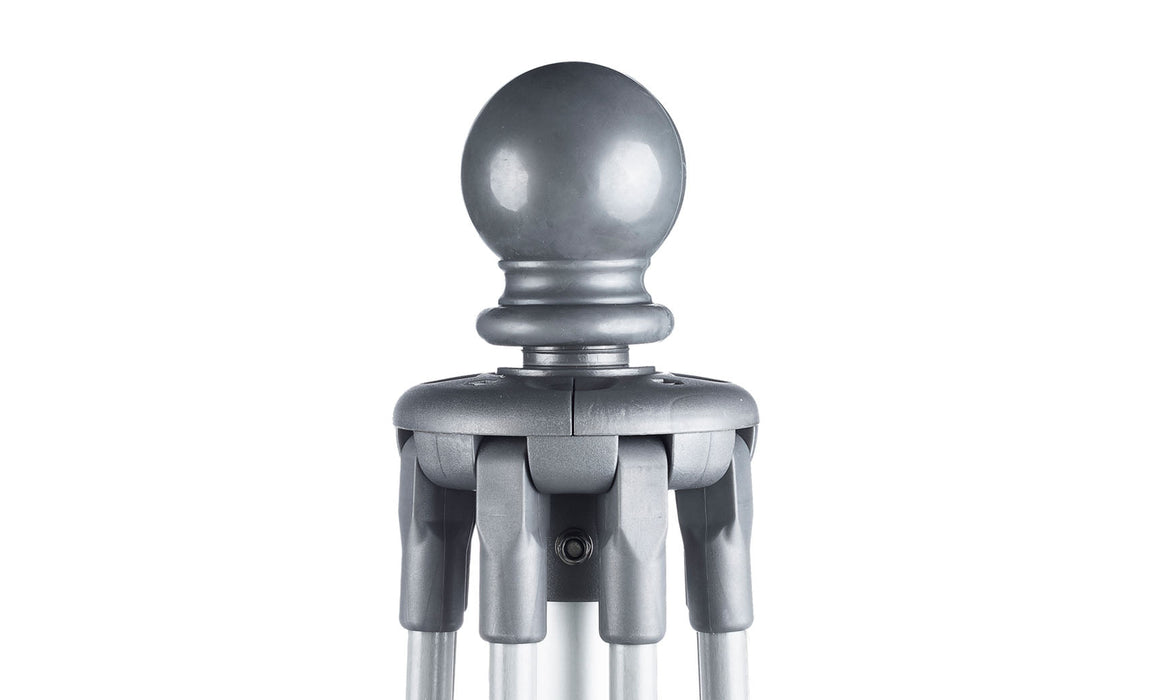 Ledge Lounger 10' Square Pulley Essential Fiberglass Umbrella