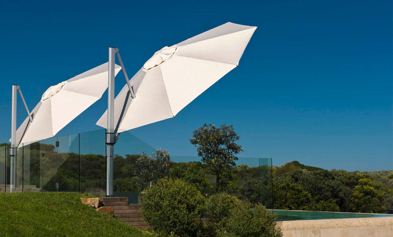 Ledge Lounger Ultra Cantilever Umbrella - 9' Square