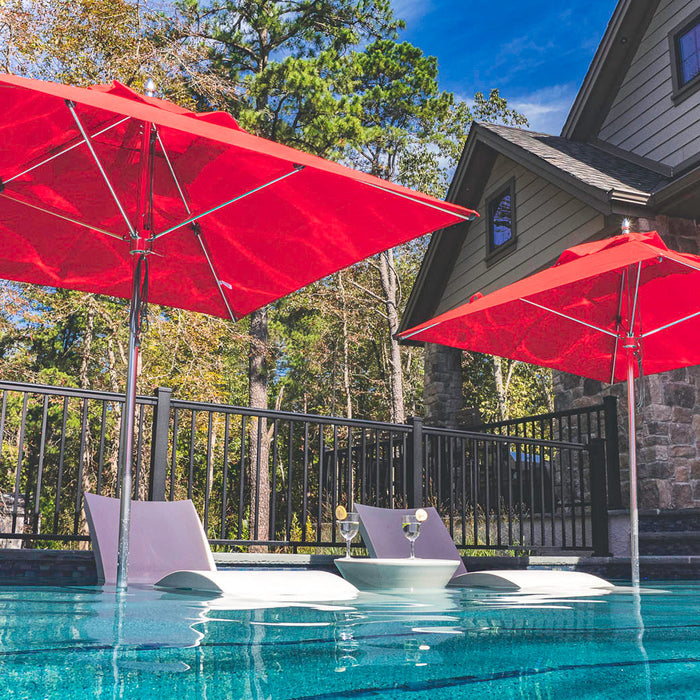 Ledge Lounger Premier Aluminum Umbrella - 9' Octagon Pulley